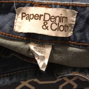 Paper Denim and Cloth Jeans Straight Leg 28